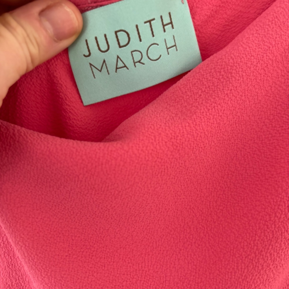Judith March Teggy one shoulder coral/pink dress - Picture 5 of 7